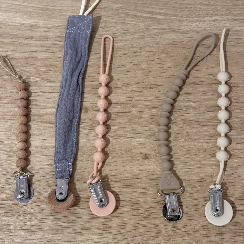 Cuddle Campus Pacifier Clips Variety